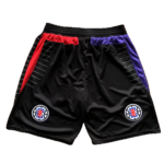 PANTALONCINI DA BASKET – NERO/VIOLA/ROSSO - Image 4