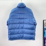 CD Oblique Blue Puffer Jacket - Image 4