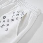LV Shorts White Blue Monogram - Image 7