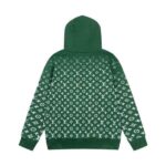 LV Hoodie Green Monogram Gradient - Image 2