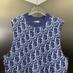 CD Oblique Sleeveless Sweater - Image 4
