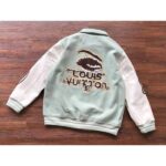 LV Jacket Leather and Wool Varsity - Image 3