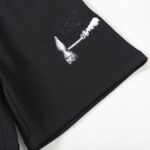 LV Shorts Black Embroidered Tools - Image 6