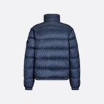 CD Oblique Blue Puffer Jacket - Image 2