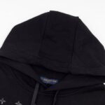 LV Hoodie Black Monogram Gradient - Image 3