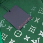 LV Hoodie Green Monogram Gradient - Image 3