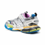 Track metallic panelled sneakers - Image 2