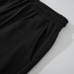 LV Shorts Black Script Embroidery - Image 5