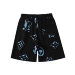 LV Shorts Black Splatter Monogram - Image 2