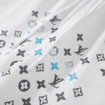 LV Shorts White Blue Monogram - Image 4