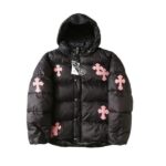 CHRM HRTS Jacket Puffer Black Cross CH080