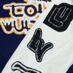 LV Jacket Blue White Patches - Image 4