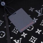 LV Hoodie Black Monogram Gradient - Image 4