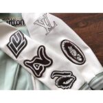 LV Jacket Leather and Wool Varsity - Image 8