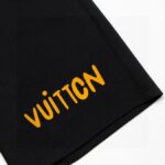 LV Shorts Black Yellow Logo - Image 5