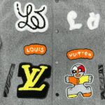 LV Jacket Patches Varsity Style - Image 7
