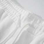LV Shorts White Black Logo - Image 4