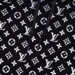 LV Hoodie Black Monogram Gradient - Image 6