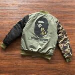 BP x OVO Jacket Loose Fit MA-1 Olive Drab - Image 4