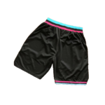 PANTALONCINO BASKET MH – NERO/AZZURRO - Image 2