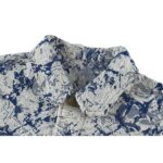 LV Jacket Distressed Floral Denim - Image 3