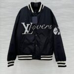 LV Jacket Lovers’ Nylon Crystal Baseball - Image 6