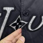 LV Jacket Lovers’ Nylon Crystal Baseball - Image 7