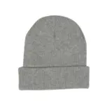 AY Oatmeal Ash Notable Beanie With Dark Gray Label - Image 2