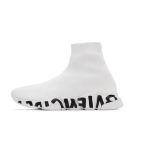 Speed Graffiti Trainers White Black