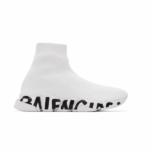 Speed Graffiti Trainers White Black - Image 2