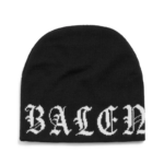 BLNCG All-around Blackletter Beanie in Black White - Image 2