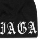 BLNCG All-around Blackletter Beanie in Black White - Image 3