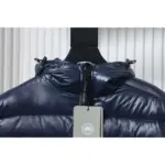 CG Crofton Slim-Fit Recycled Nylon-Ripstop Hooded Down Jacket Dark Blue - Image 3