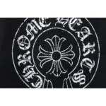 CHRM HRTS Back Damaged Horseshoe Crewneck Long Sleeve T Shirt Black - Image 5