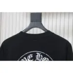 CHRM HRTS Back Damaged Horseshoe Crewneck Long Sleeve T Shirt Black - Image 6