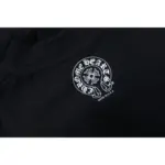 CHRM HRTS Blue Horseshoe Cross Long Sleeve T Shirt Black - Image 8