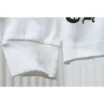 CHRM HRTS Blue Horseshoe Cross Long Sleeve T Shirt White - Image 7
