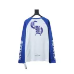 CHRM HRTS CH Baseball Shirt White Blue - Image 2
