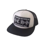 CHRM HRTS CH Hollywood Trucker Hat Black White - Image 2