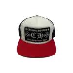 CHRM HRTS CH Hollywood Trucker Hat Red Black White