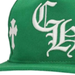 CHRM HRTS Cross Patch Baseball Hat Green - Image 3