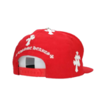 CHRM HRTS Cross Patch Baseball Hat Red - Image 2