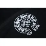 CHRM HRTS Cuff Sanskrit Print Zip-Up Hoodie Black - Image 7