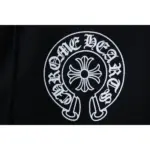 CHRM HRTS Cuff Sanskrit Print Zip-Up Hoodie Black - Image 8