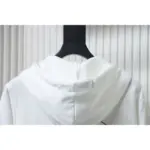 CHRM HRTS Cuff Sanskrit Print Zip-Up Hoodie White - Image 6