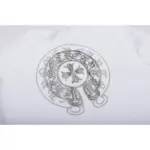 CHRM HRTS Double Cross Logo CH Crew Neck Sweatshirt Black and White - Image 10