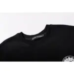 CHRM HRTS Double Cross Logo CH Crew Neck Sweatshirt Black and White - Image 15