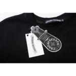 CHRM HRTS Double Cross Logo CH Crew Neck Sweatshirt Black and White - Image 16