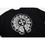 CHRM HRTS Double Cross Logo CH Crew Neck Sweatshirt Black and White - Image 19