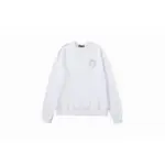 CHRM HRTS Double Cross Logo CH Crew Neck Sweatshirt Black and White - Image 2